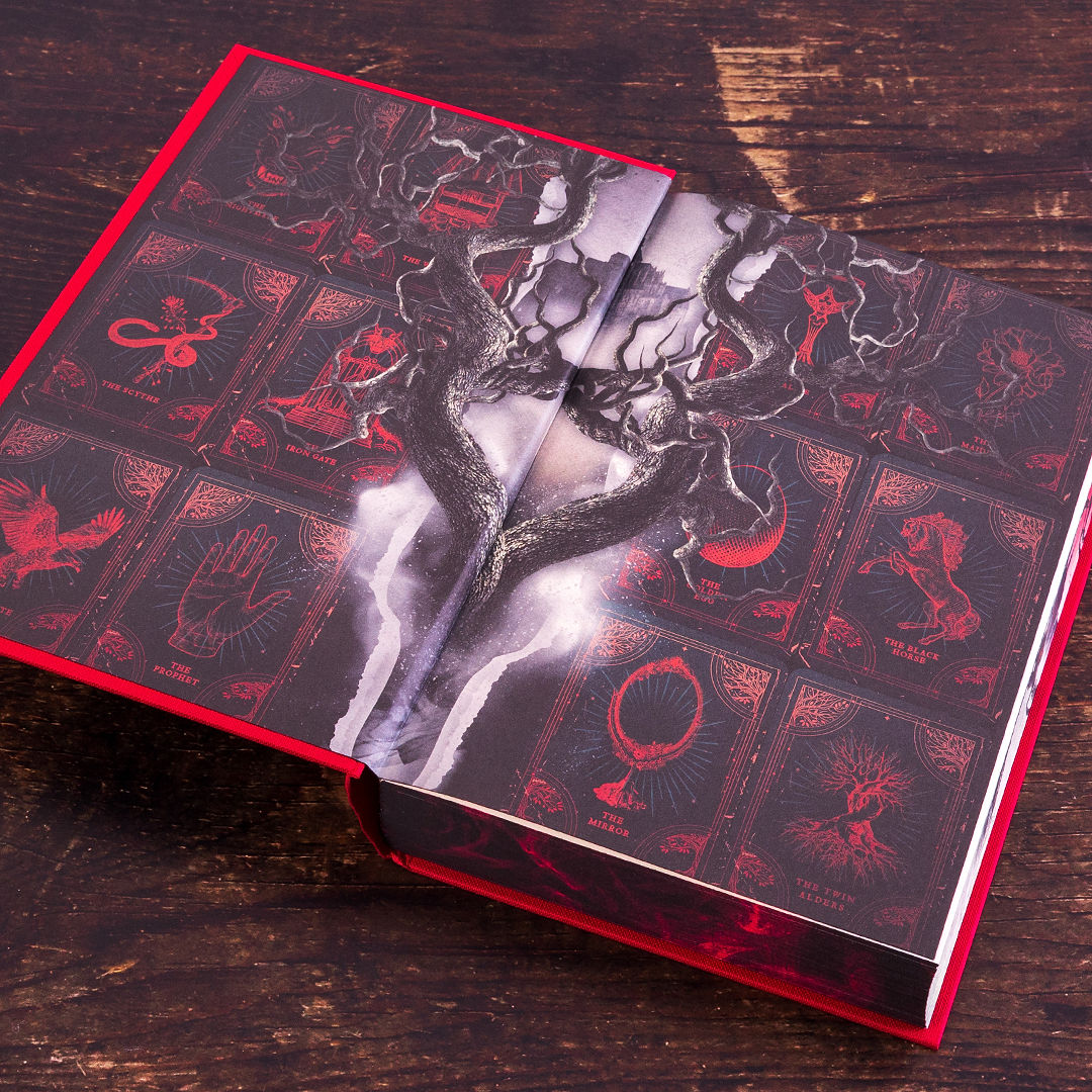 Two Twisted Crowns endpapers