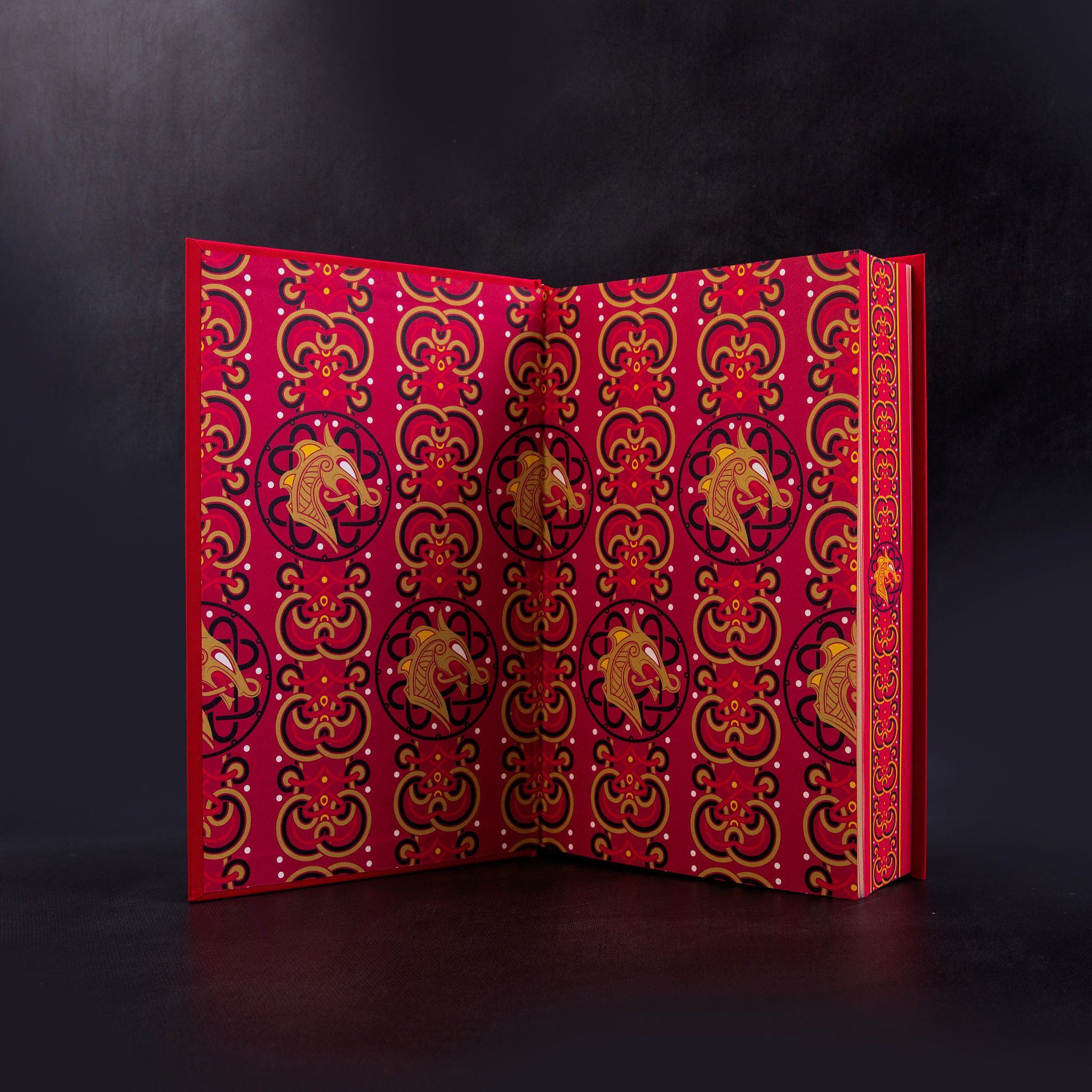 The Shadow of the Gods endpapers
