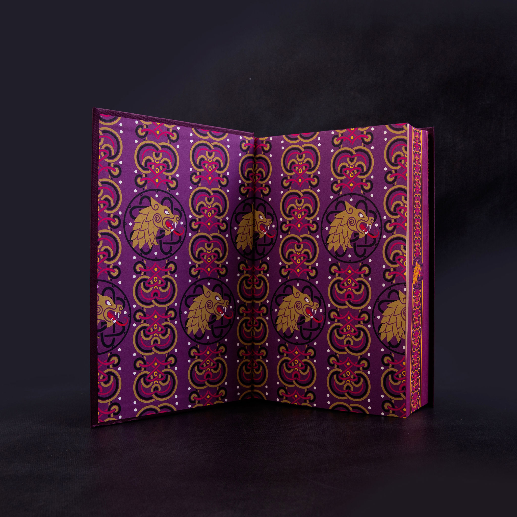 The Hunger of the Gods end papers