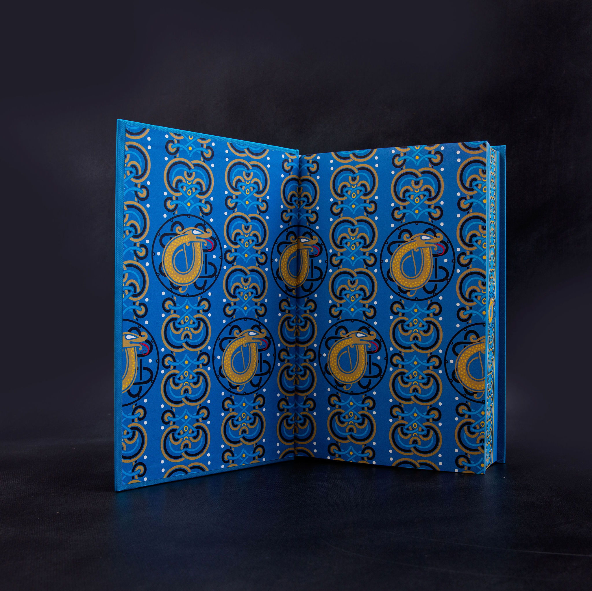 The Fury of the Gods end papers