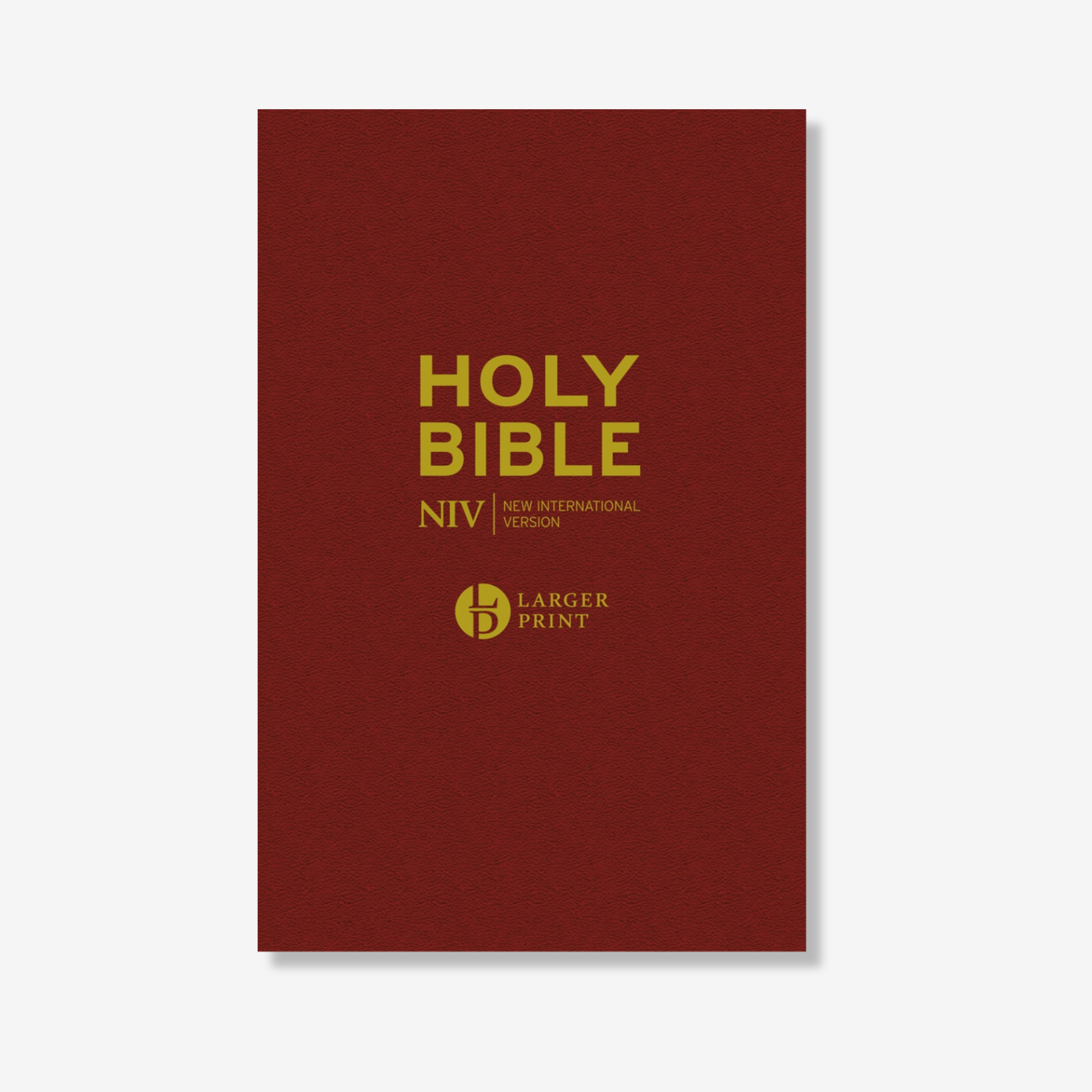 NIV Larger Print Popular Burgundy Hardback Bible