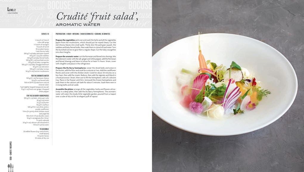 An interior spread, showing a recipe