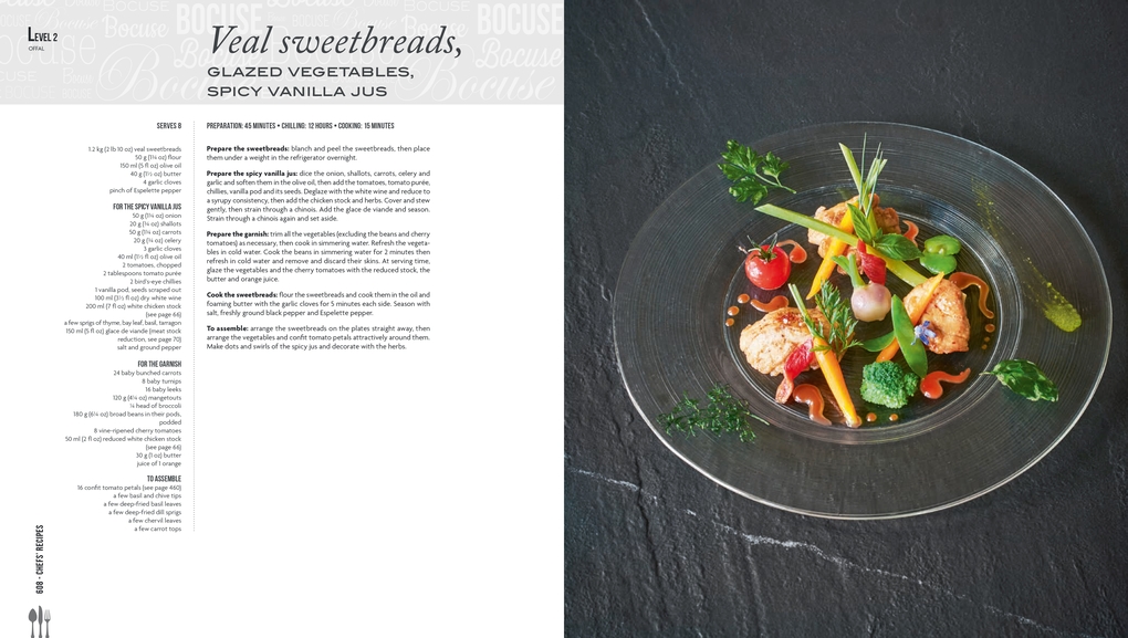 An interior spread, showing a recipe